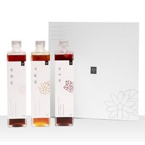 우리꽃연구소 꽃청 500ml 3종 선물세트, 상세설명 참조, 04_벚꽃청 500ml/02_장미청 500ml/01_국화청 500ml