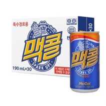 맥콜 190ml 30캔 2팩