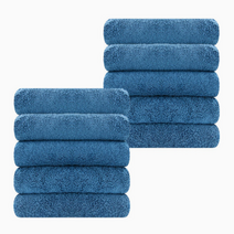 송월타월 컬러무지 호텔 수건 170g 30수 코마사, 파랑, 10개