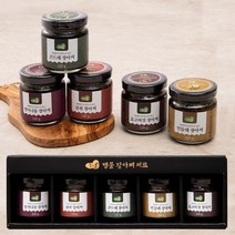 강원도 명이나물 곰취 민들레 표고버섯 곤드레 장아찌 선물세트 120g x 5종세트
