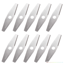 Kangrong전동 예초기 가정용소형 충전식 제초기 칼날 자동차합금 둥근톱날 예초기날 리튬 잔디깍기기계, 15cm 마름모 칼날 10개개