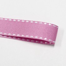 카네이션리본 선물포장리본 꽃포장리본 골지 스티치 리본 (폭 25mm/40mm/50mm 길이 45m), 17(핑크), 25mm