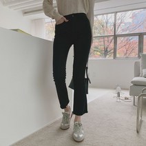 오슈 여성 겨울 핏 좋아보이고 키커보이는 부츠컷 데님팬츠