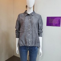 올리비아하슬러 DP01 린넨 스트링 셔츠 OHBMBL209