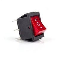 자동 잠금/래칭 로커 스위치 전원 I/O On-OFF 4 핀 6 조명 포함 250VAC KCD4, 07 3D3P-Red_01 220V