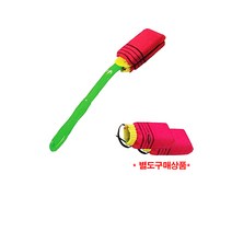 유니원마켓 국산 셀프 양면 등밀이봉 때밀이봉+타올세트, 1.양면자루등밀이봉+타올세트