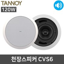 탄노이 CVS6 120W 천장 병원 학교 매장 카페 스피커