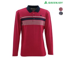 [그린조이] 남성 가슴 포인트 배색 PK 티셔츠