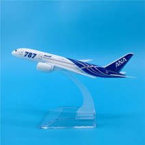 비행기모형 비행기다이캐스트 16CM 에어버스 A320 A330 A350 A380 보잉 B737 B747 B777 B787 비행기 모델 다이캐스트 항공기 완구 여객기 어린이 선물, 아나 B787