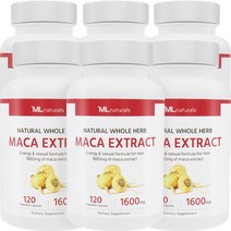 마이라이프 내추럴스 마카1600mg 120정, 6병