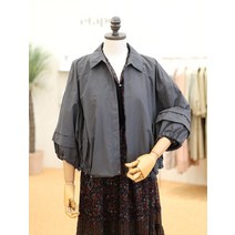 [써스데이 아일랜드] 숏 블루종 자수 점퍼 T216MJP138CH(1327496)