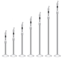 cctv폴대 천장형 일장형 알루미늄 벽 카메라 거치대, 실버 망원경 범위 30~60cm