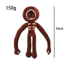 로스도어즈 로스 도어즈 ROBLOX 40cm 피규어 도어 공포 게임 캐릭터 소프트 봉제 레드 몬스터 선물, 버건디