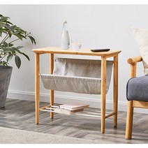 다층 수납가능 대나무 스토리지 선반 침대협탁 이케아침대협탁 일룸협탁 까사미아협탁 패브릭주머니 이동선반