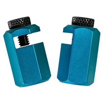 레이아웃을위한 2Pcs 높이 계단 게이지 사각 부착 립 가이드 스피드 스퀘어 지그 (파란색), 01 blue