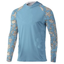 낚시의류 낚시복 낚시옷남성용 낚시 후드 의류 긴 소매 통기성 Camisa Pesca 야외 UV 차단 셔츠 UPF50 +, 04 XDYPELA0717