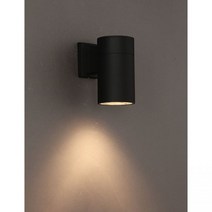잇츠라이팅 제이드 1등 원통 방수벽등 LED 인테리어조명제이드, 블랙