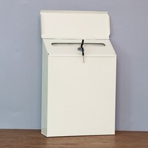 예쁜 우체통 전원 주택 편지함 주말 농장 iron art vertical modern mailbox hang security letter 보증금 drop box 서류 홀더 현관, 베이지