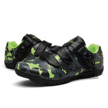 mtb클릿슈즈 클릿슈즈 클릭슈즈 미끄럼 방지 편안한 산악 도로 라이딩 신발 자전거 스니커즈, 없음, 2003 flat green+46