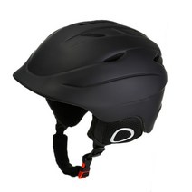 스노우보드 데크 알파인 보드 모터 바이크 헬멧 스노우 스키 헬멧 안전 일체형 통기성 헬멧 유니섹스 스케이트 스키 헬멧 크기, 검은색, l