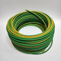 접지선 TFR-GV전선 접지케이블 낙뢰보호 감전보호 어스선 아스선 2.5/4/6/10/16/25/35/50/70 SQ 1M단위 절단 판매, 6SQ