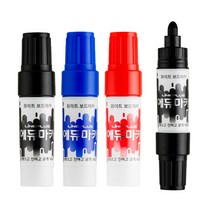 라인플러스 에듀마카 화이트 보드마카 둥근촉 블루, 10개
