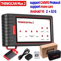 THINKCAR ThinkScan Max 전체 시스템 자동차 진단 도구 MAX 2 OBD2 스캐너 DPF IMMO CANFD 프로토콜 ECU 코딩 PK ThinkTool M 호환, Lifetime Free Update, 03 MAX 2 Global version