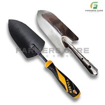 파머스케어 툴쎈 모종삽 모음 꽃삽 스텐 미니모종삽 분갈이 텃밭 가정용 원예용삽, 스텐모종삽(은색)