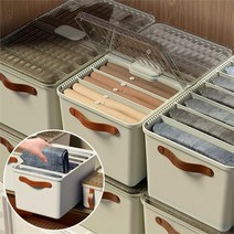 [마물샵] 고급형 의류 양말 리빙박스 수납함 보관함, ETN탑캡파티션 의류스토리지 화