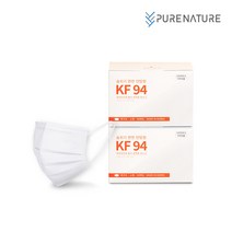 퓨어네이처 KF94덴탈마스크 화이트 소형 벌크포장, 50매입, 1박스