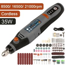 미니 무선 조각 드릴링 연마 펜 전기 드릴 쥬얼리 금속 드레멜 회전 공구 35W, 01=Drill361pcs