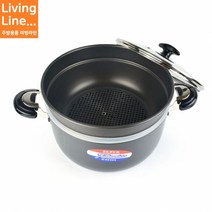 Kitchen phoenix 국산 알루미늄 찜솥 곰솥 냄비 찜채반 경질 찜냄비 고구마 만두 찜기 가정용, ♥Kitchen_경질곰통2단 - 26호(유리뚜껑)♥, 1개