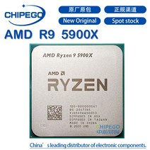 5900x 100% 테스트 아주 좋은 제품 AMD Ryzen 9 5900X R9 3.7 GHz 12 코어 24 스레드 CPU 프로세서 7NM L3, 한개옵션0