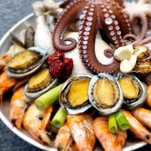 해신탕 약재 전복 삼계탕 보양식 밀키트 세트, 4인용세트, 1개