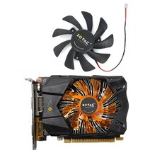 85mm 쿨러 팬 t129215sh 2pin 그래픽 카드 냉각 팬 zotac geforce gtx 1050 750 ti 1050 ti 미니 비디오 카드 팬 쿨러