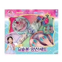 영실업 시크릿쥬쥬 별의 여신 요술봉 양산세트, 혼합색상