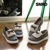 SNRD 여성용 겨울 털 방한 슬립온 SN606