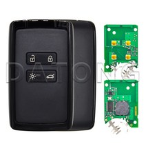 Datong World Car 원격 키 Koleo 2015 Megane 4 Talisman Espace 5 Kadjar 4A PCF7953M 433FSK Keyless Go Pro, No Brand+Black