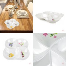 마트498 사각나눔접시 대 분식집접시 마른안주접시 카페접시 뷔페접시 1인가구그릇 반찬나눔접시 업소용멜라민