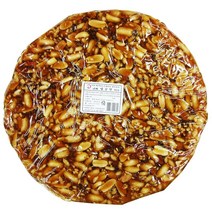 동절기 깨짐 참고 땅콩엿 쟁반 300g 덩어리엿 판엿 갱엿 호박엿, 1개
