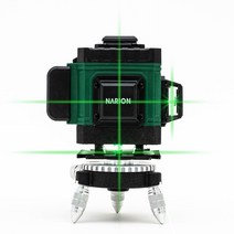 [레이저레벨기서포트폴대] 나리온 3D 12라인 그린 레이저레벨기 레이져레벨기 수평기