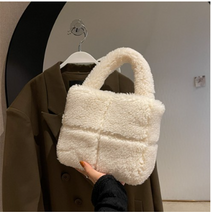 뽀글이 가방 부드러운 털가방 겨울가방 양털 밍크 미니 토드백