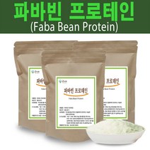 The큰나무 파바빈 프로테인 식물성 단백질 분말 자이언트 파바빈 콩, 3팩, 300g
