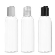 허브스프레이 프레스캡 플라스틱용기 30ml~500ml, 100ml, 백색용기 투명캡, 1개