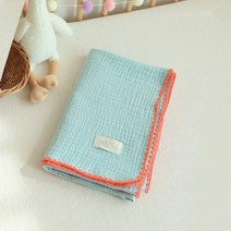 헬로우샤인 아기블랭킷 3중 거즈 블랭킷 신생아 아기이불, 멜로 코랄