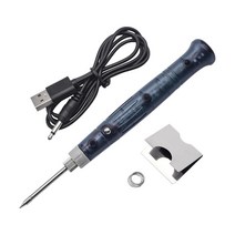 납땜기 솔더링 Portable USB Soldering Iron Professional Electric Heating Tools Rework With Indicator, 한개옵션0, 01 5V