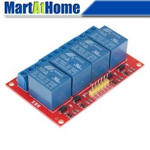 5개/몫 4 채널 5V / 12V 24V 릴레이 실드 모듈 보드 PIC ARM AVR DSP # BV089 @ CF, 03 24V