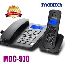 [하이마트] 맥슨 유무선전화기 MDC-970 [또렷하고 선명한 통화품질 / 스피커폰 기능 / 5단계 음량조절 기능