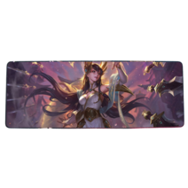 롤 LOL 디자인 마우스 패드 79종 시리즈 리그 오브 레전드 장패드 3mm 두께, 900x400mm + 3mm개, 담황색