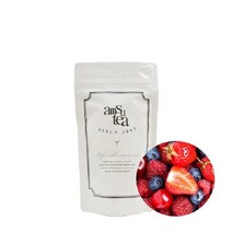 amsu tea 프레쉬 베리 맛 차 티백 잎차, 티백 15개